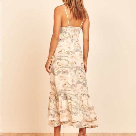 Reformation Chalet Dress Long Beach NWT size 2 - Picture 3 of 3